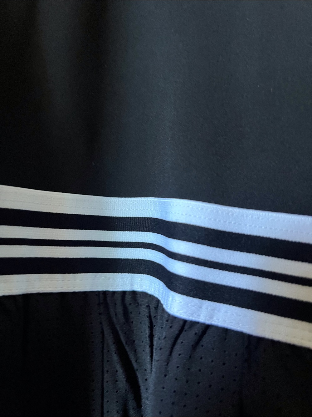 Avia Black Tennis  Dress with White Striped Waistband, shorts underneath - Picture 5 of 7